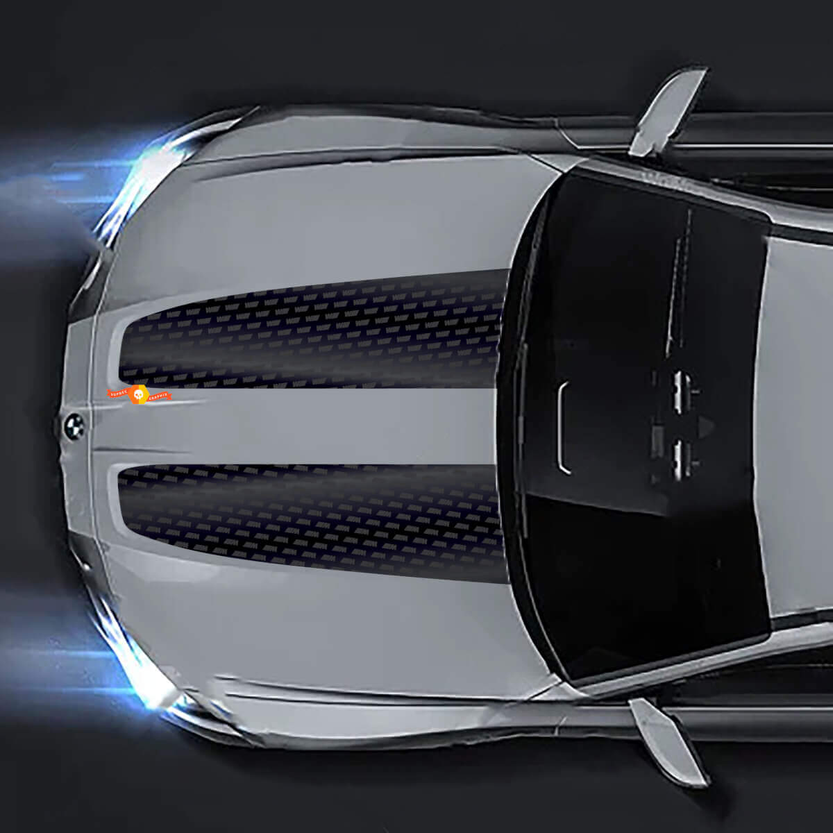 2021+ BMW M4 M3 G80 G82 G83 Hood /// Etiqueta engomada de vinilo estilo M
