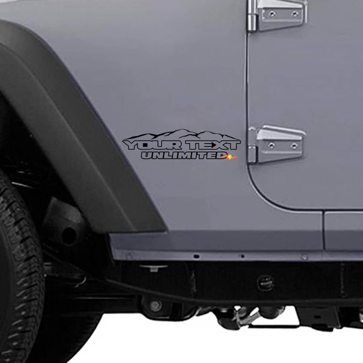 Kit de Vinilo Personalizado Estilo Montaña para Jeep Wrangler Unlimited