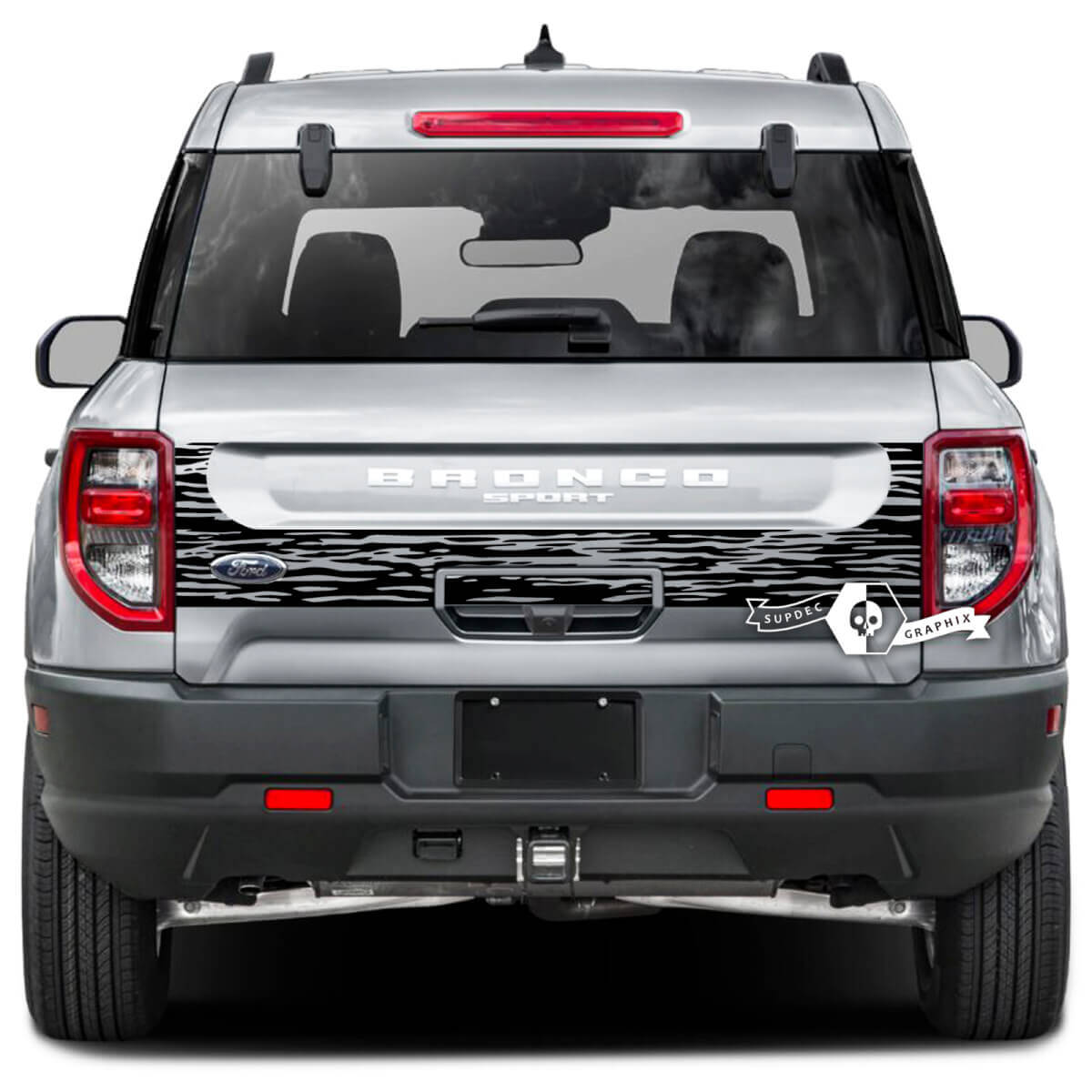 Ford Bronco puerta trasera cama Dazzle pintura Splash Wrap calcomanías pegatinas
