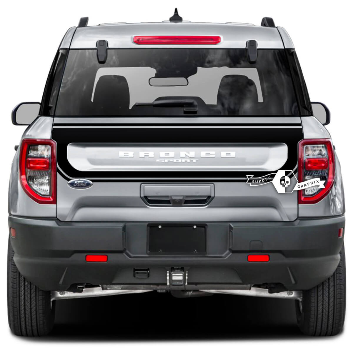 Ford Bronco Tailgate Bed Wrap Trim Calcomanías Pegatinas
