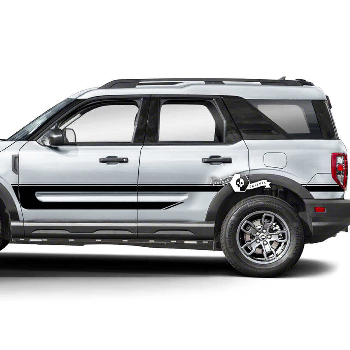 Adornos Laterales de Puertas Calcomanías de Guardabarros Trasero para Ford Bronco