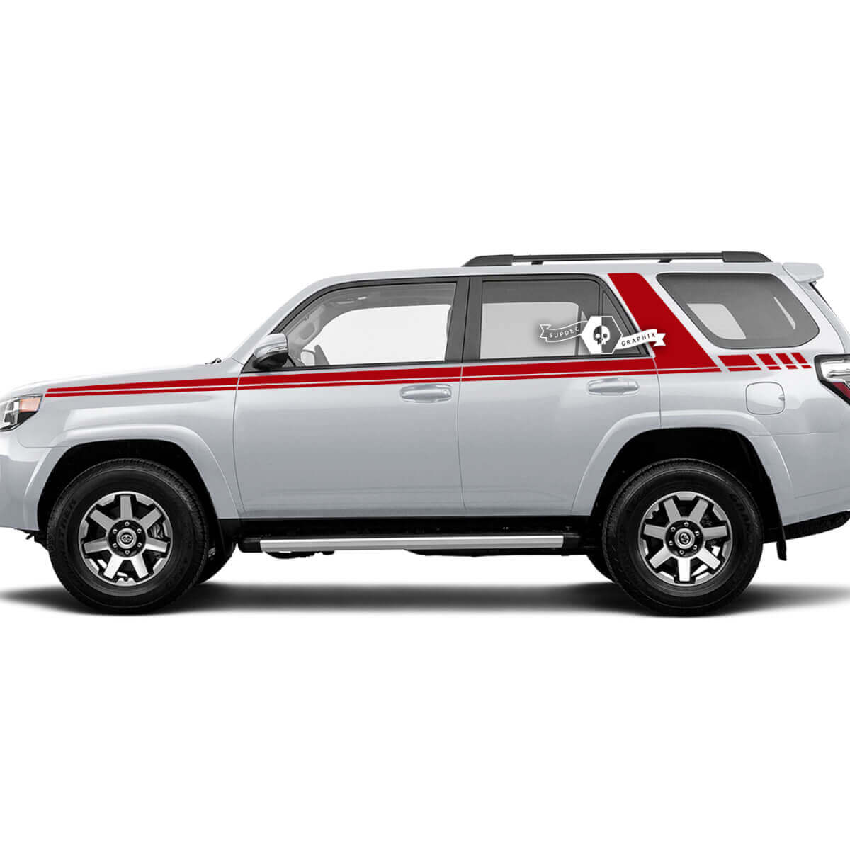 Tiras Decorativas Adhesivo Vinilo Lateral Para Toyota 4Runner TRD Gen 5