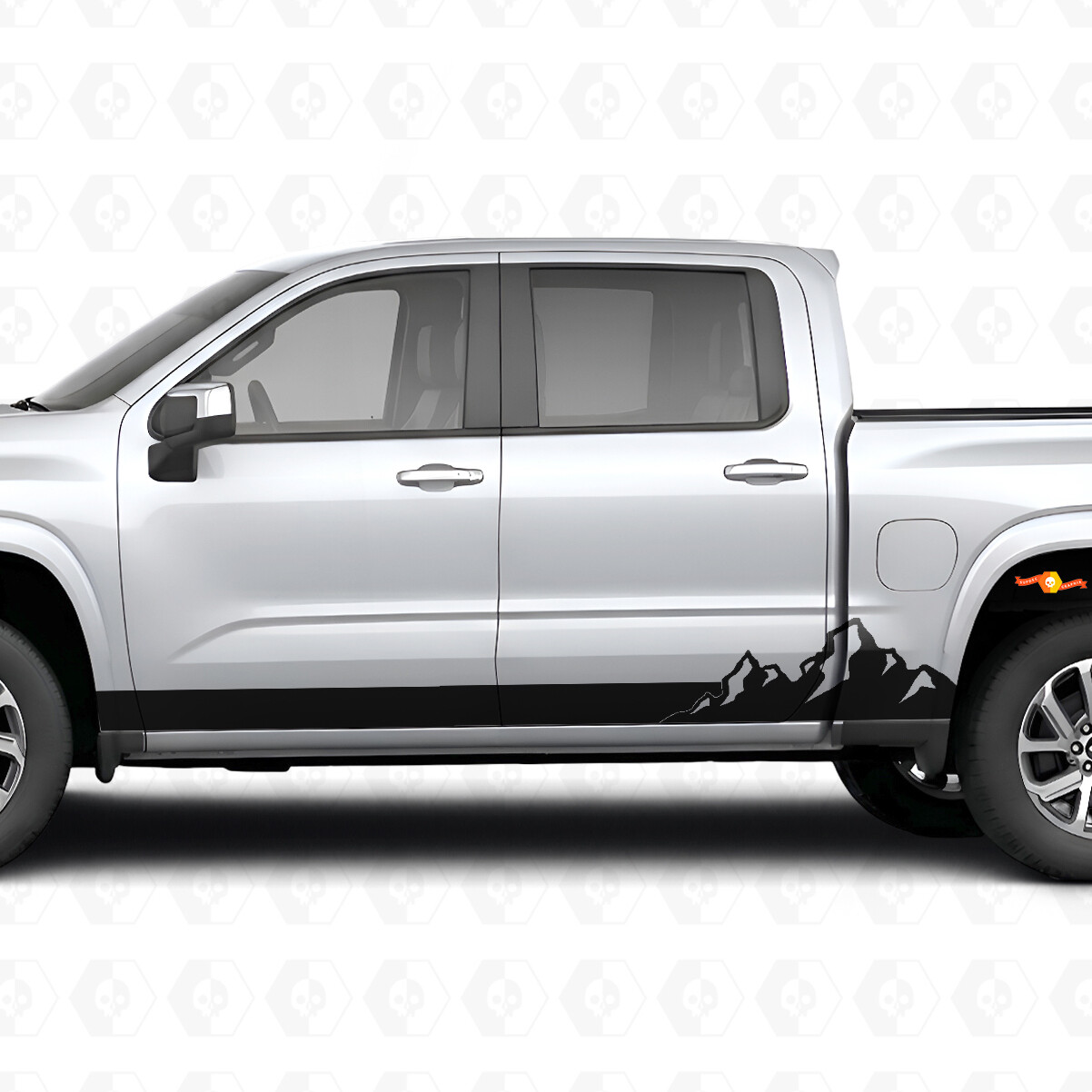 Tiras de Vinilo de Cordillera para Puertas y Paneles Laterales para Chevrolet Silverado 1500 Próxima Generación 2027