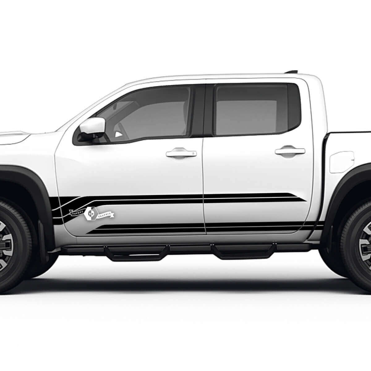 Kit de calcomanías de vinilo para paneles laterales de puerta para Nissan Frontier