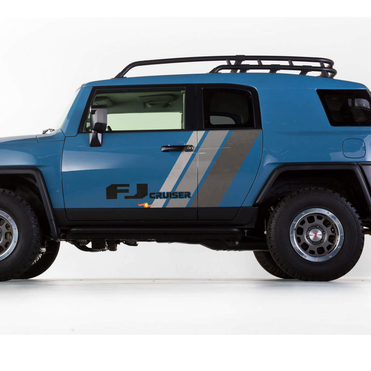 Kit de calcomanías de vinilo con franjas retro para puertas FJ Cruiser para Toyota FJ Cruiser