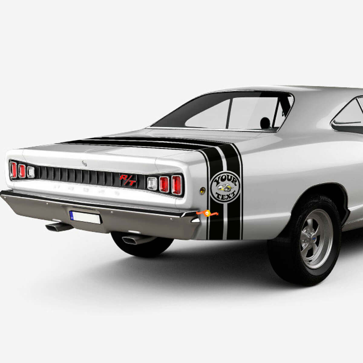 Vinilo adhesivo de cinta lateral trasera Super Bee para Dodge 1969