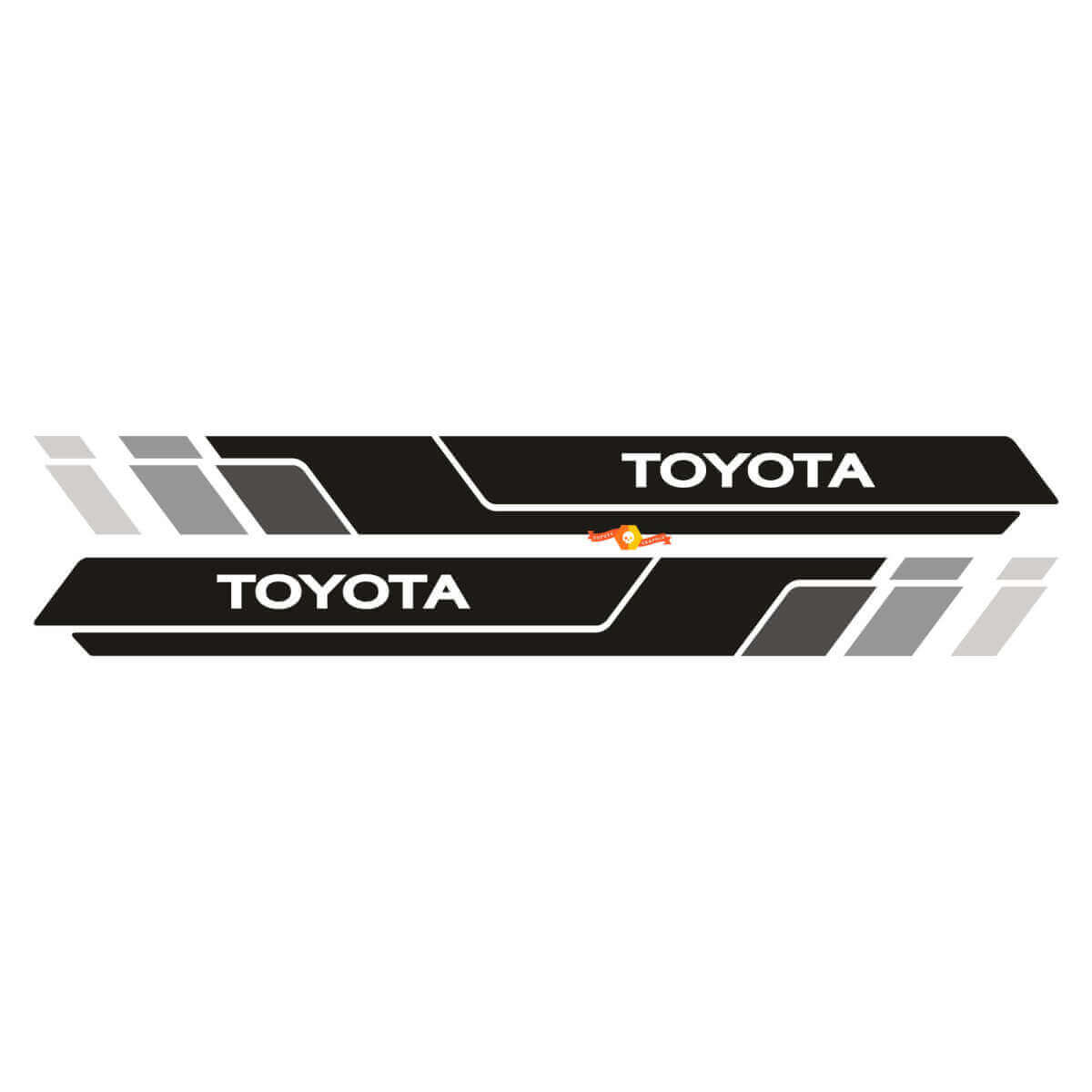 2 Puertas laterales de Toyota Tacoma Striegas Rocker Panel Pegatinas de vinilo Kit de calcomanía para Toyota Tacoma
