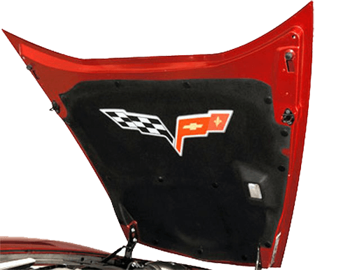 Calcomanía de Vinilo con Logo del Cofre para Corvette C6 Color