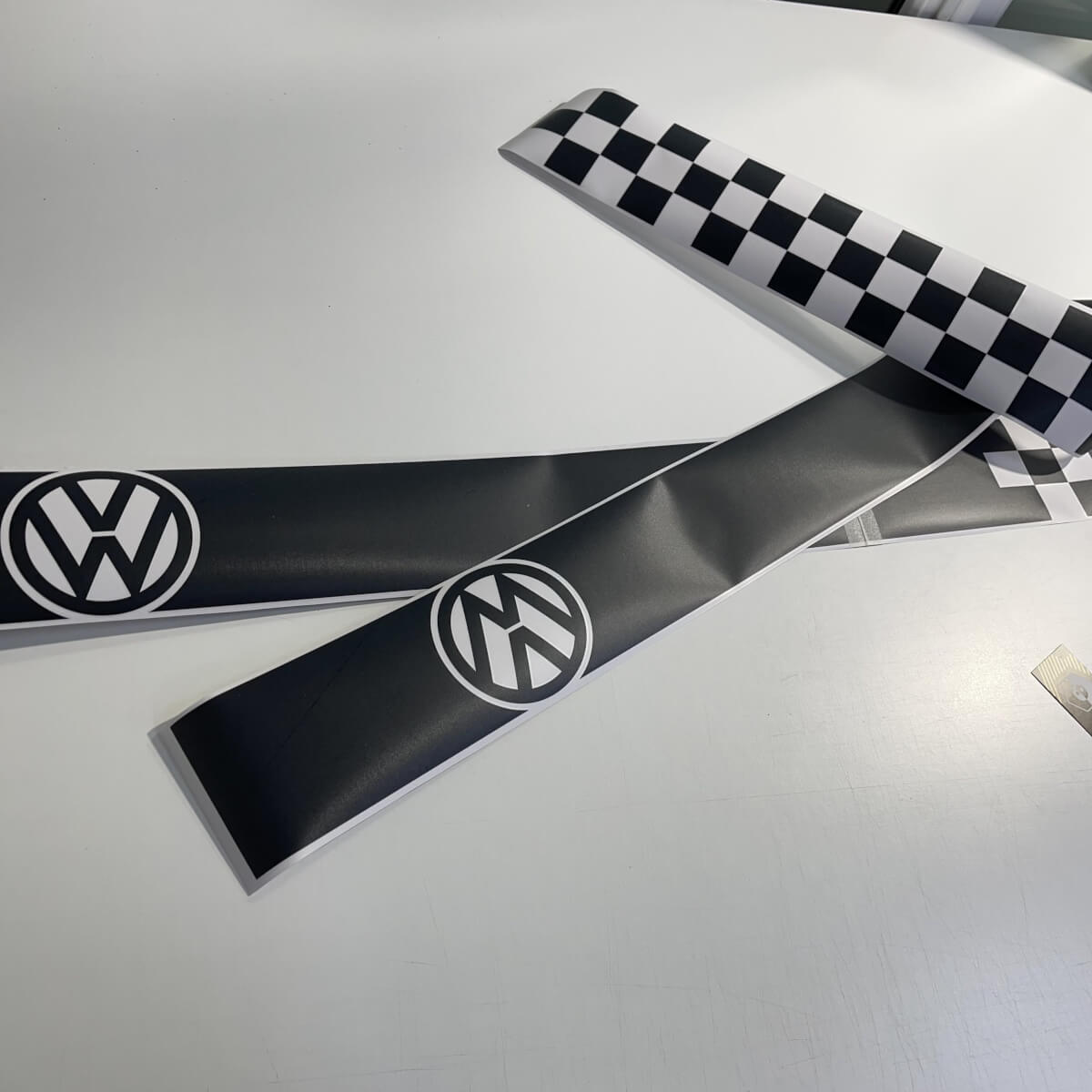 Kit de calcomanías adhesivas a rayas para Volkswagen Golf Mk4 Mk5 Mk6 Mk7 Mk8 Gti R32
