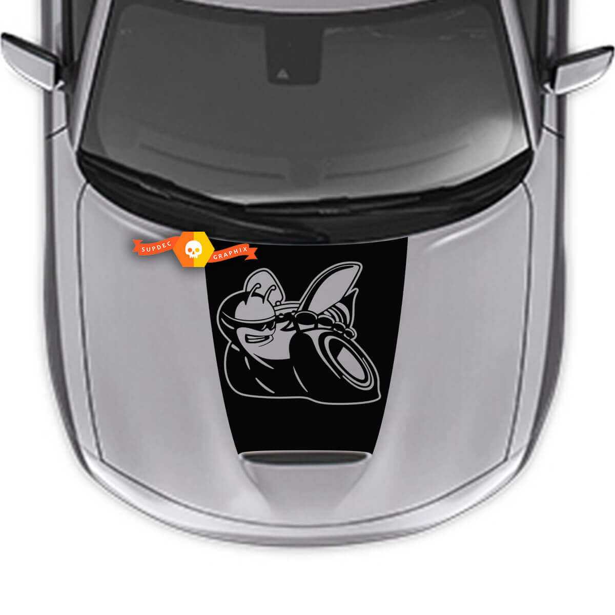 Calcomanía de vinilo estilo Capó Scat Pack para Dodge Charger 2015-2024