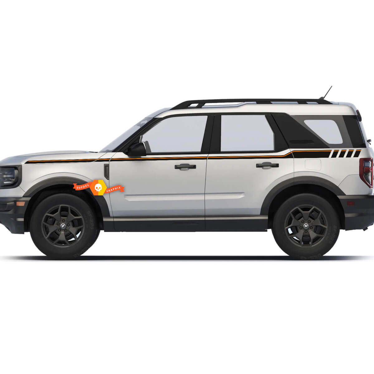 Ford Bronco Sport Primera Edición Lados Arriba Rayas Calcomanías Pegatinas
