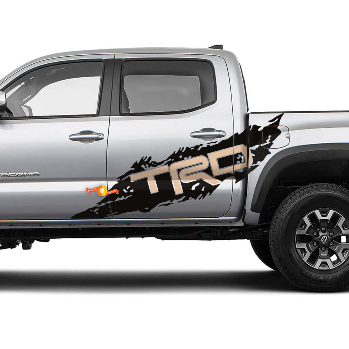 Toyota Tacoma TRD pegatina lateral calcomanía camión envoltura Splash - TRD SIDE
