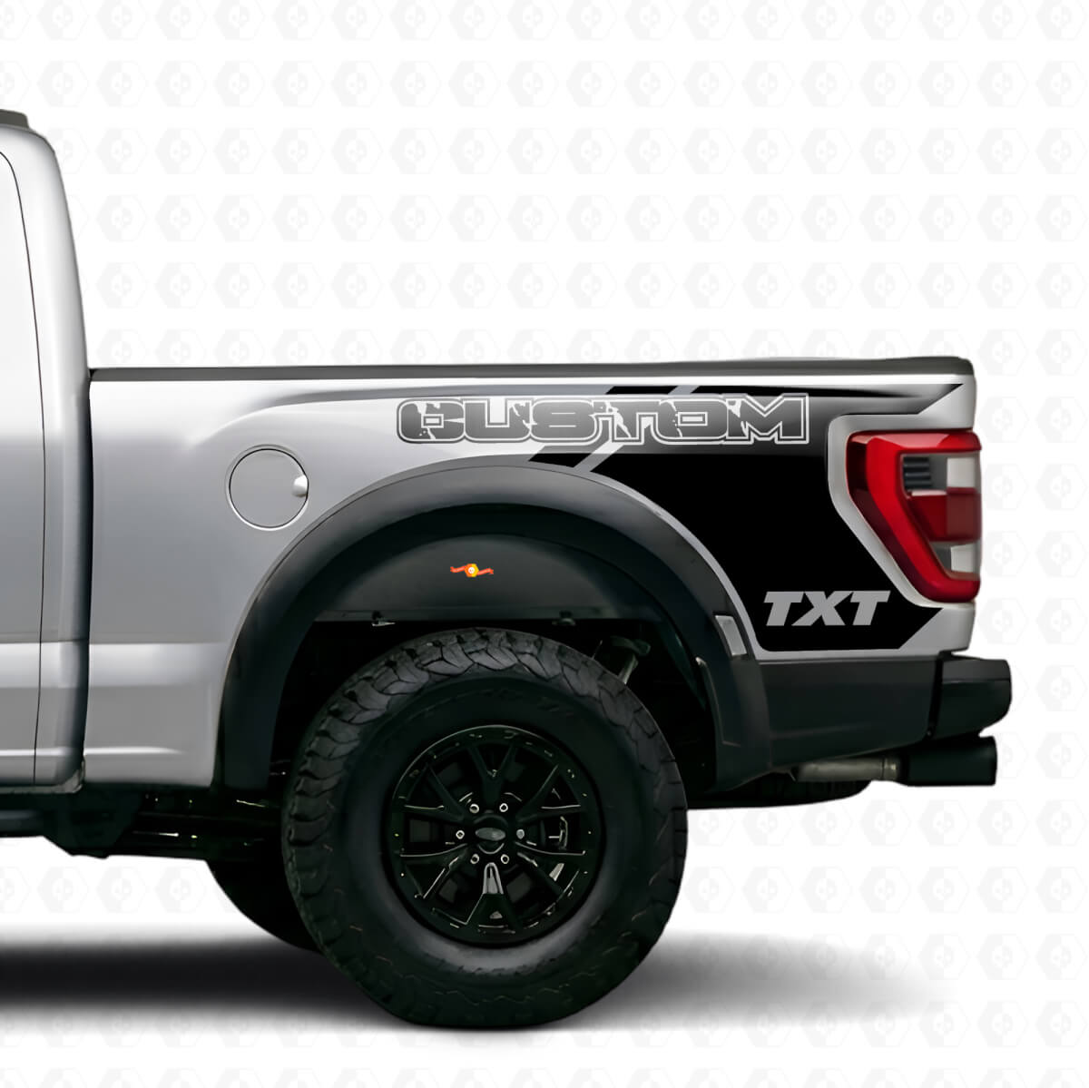 Calcomanías de Vinilo para Guardabarros Trasero Estilo Raptor para Musclecar F-150
