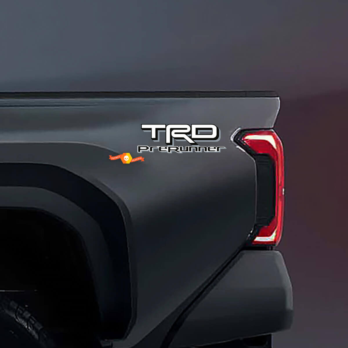 Juego de calcomanías de vinilo para el lateral de la caja TRD PreRunner para camión Toyota
