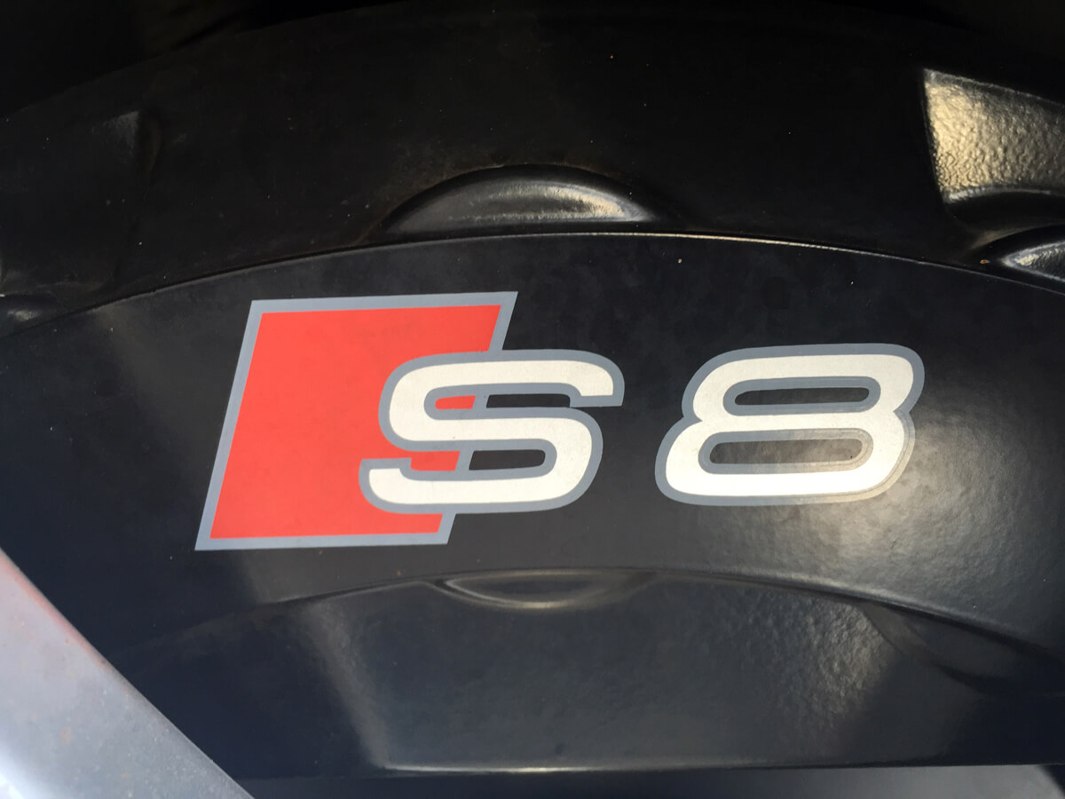 2 AUDI S8 Premium Pinza de Freno Adhesivo Adhesivo TT A3 A4 S3 Q5 S-line