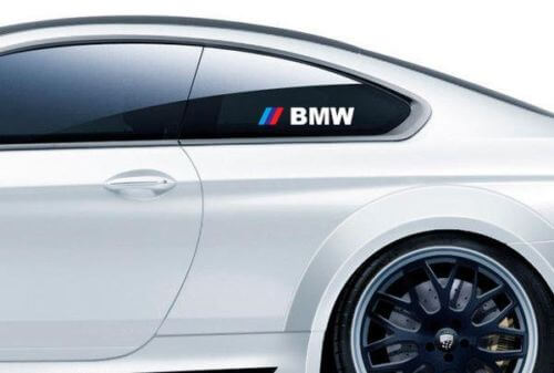 Par Bmw M3 M5 M6 E34 E36 E39 E46 E60 E70 E90 Z4 Etiqueta de ventana Etiqueta Logo
