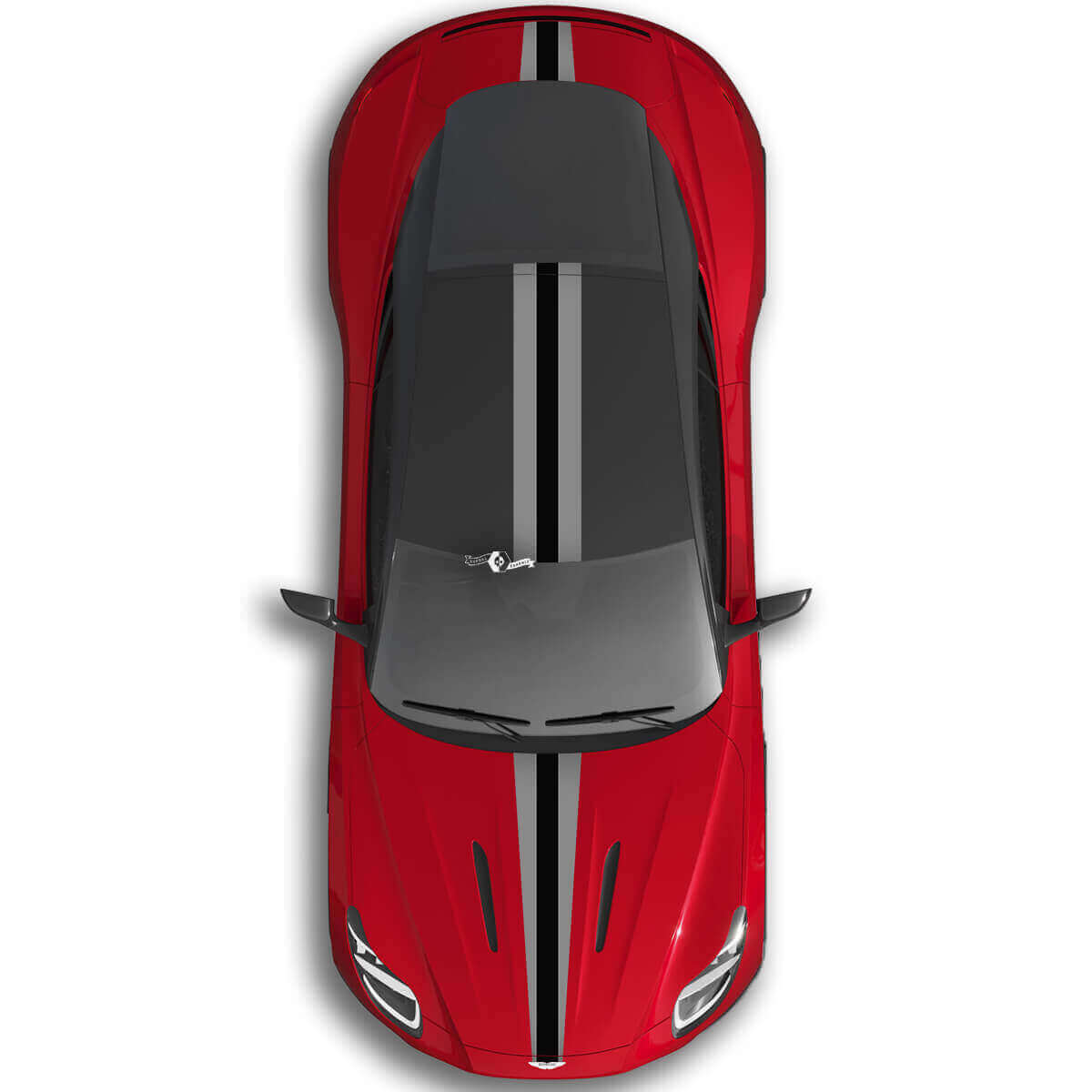 Aston Martin DB11 Vinilo De Calcomanía De Raya De Dos Colores Para Capó, Techo Y Maletero De Cuerpo Completo 2