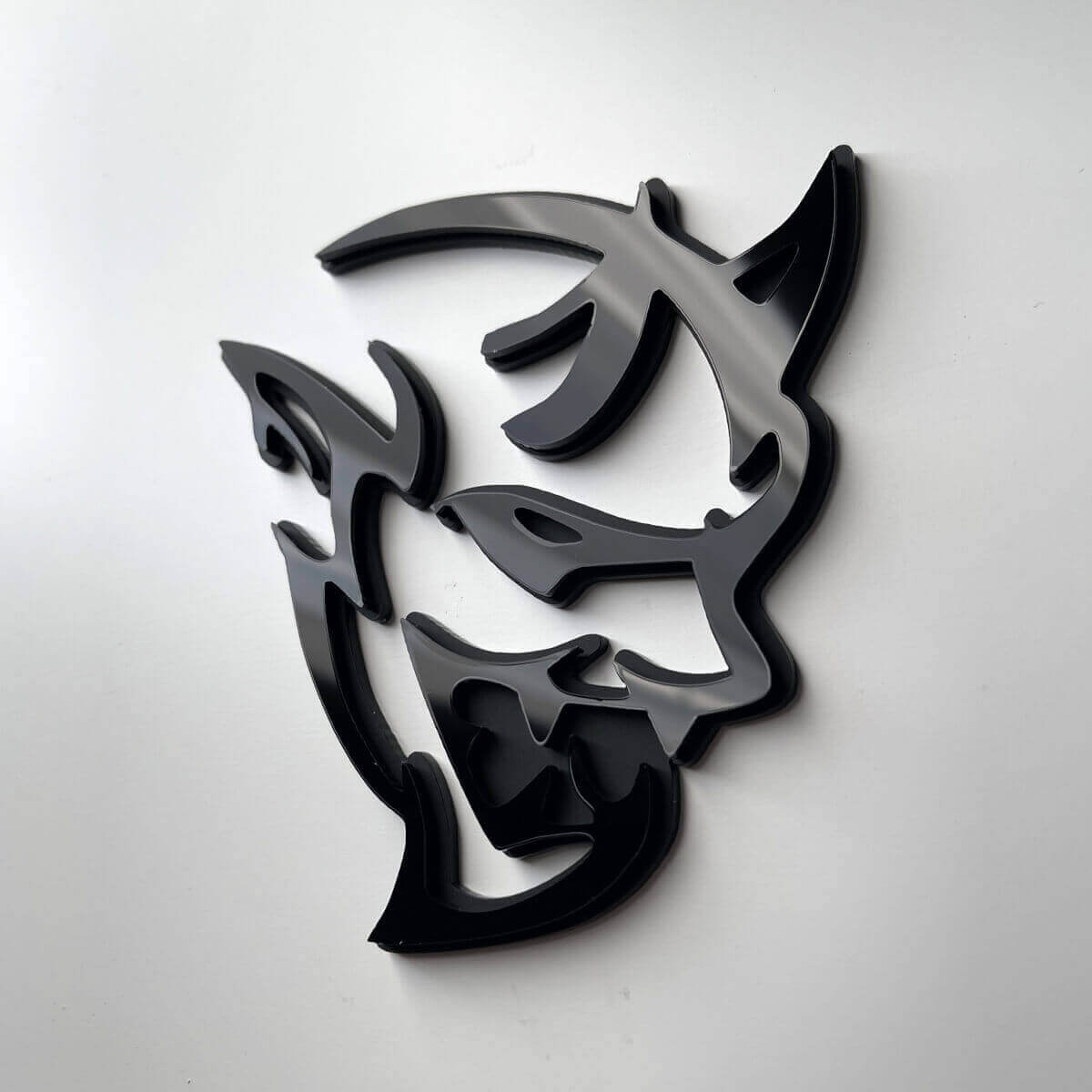 Insignia personalizada 3D Demon Dodge Charger Challenger logotipo Placas de guardabarros Emblema 2