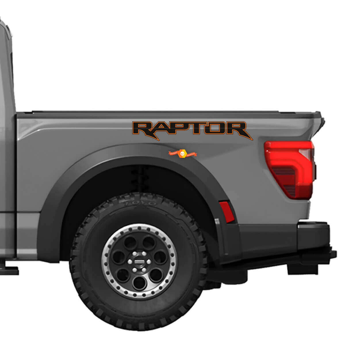 Kit de Calcomanías de Vinilo con Texto Personalizado para Ford F150 Raptor R