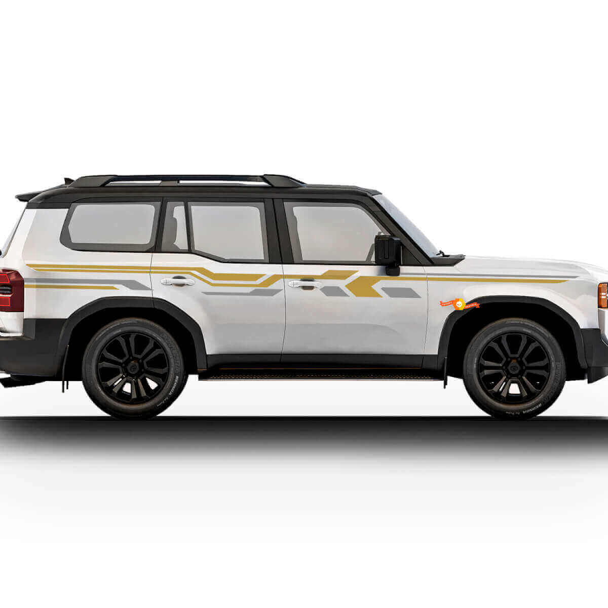 Kit de Calcomanías Laterales Angulares para Toyota Land Cruiser Prado 2024