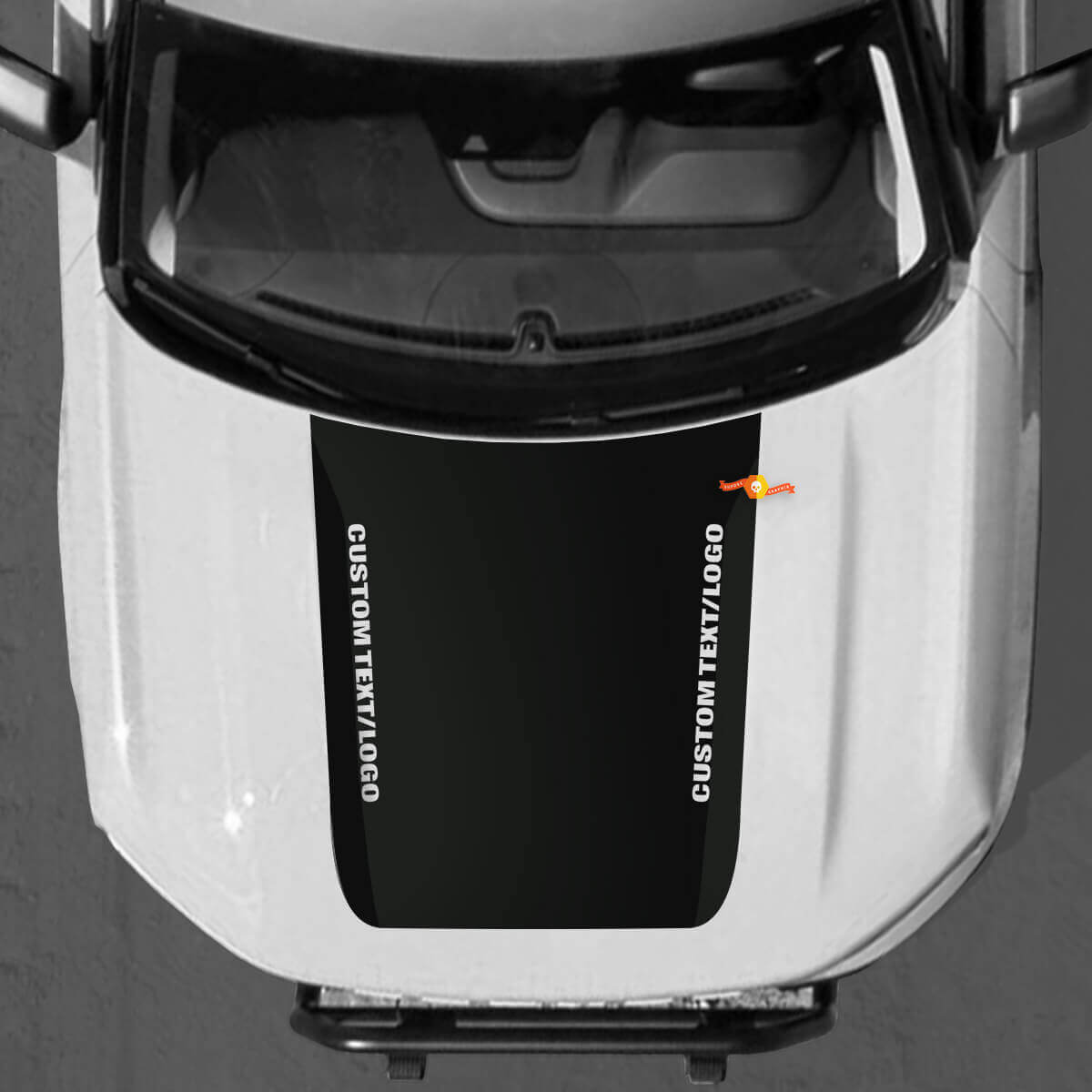 Nuevo Musclecar horse 2021 2022 Kit de calcomanías de vinilo con capó de texto personalizado,
