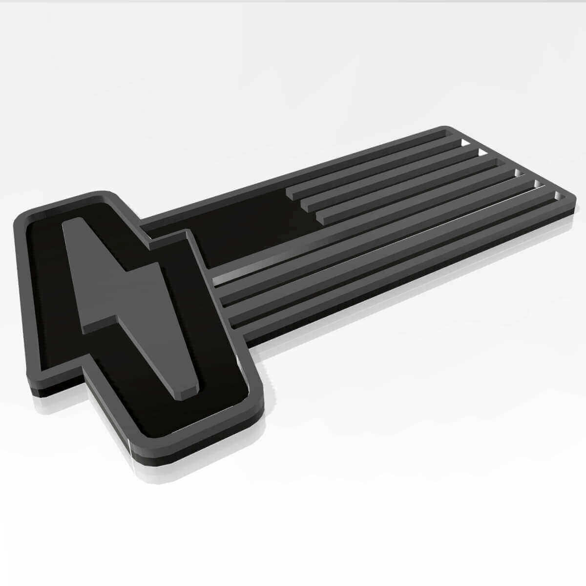 Insignia 3D de la bandera de EE. UU. Musclecar 150 Lightning - Emblema de insignias de guardabarros personalizadas para Musclecar 150 Lightning
