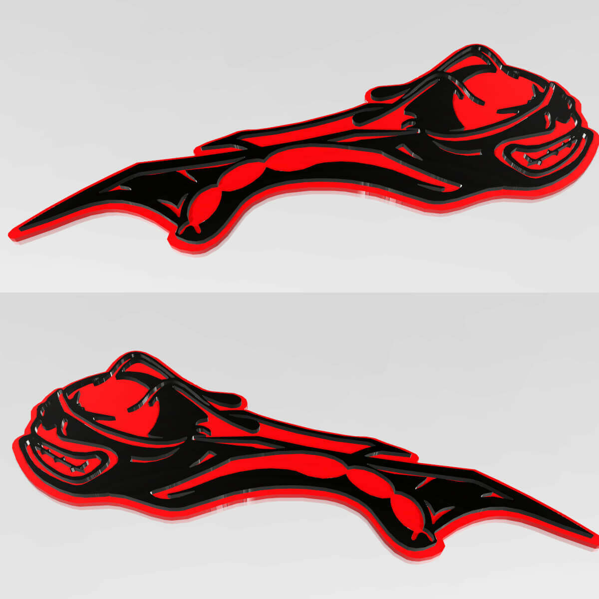 Insignia TEQ 3D - Emblema de insignias de guardabarros personalizadas para Toyota
