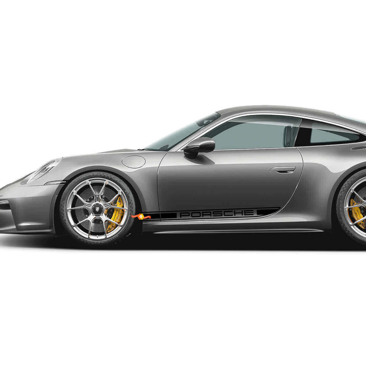 Calcomanía adhesiva de vinilo con gráficos decorativos para el lateral del Porsche 911 992 991
