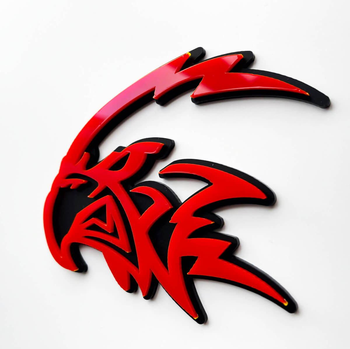 Insignia personalizada 3D Trackhawk Hellhawk - Emblema de guardabarros para Jeep Trackhawk
