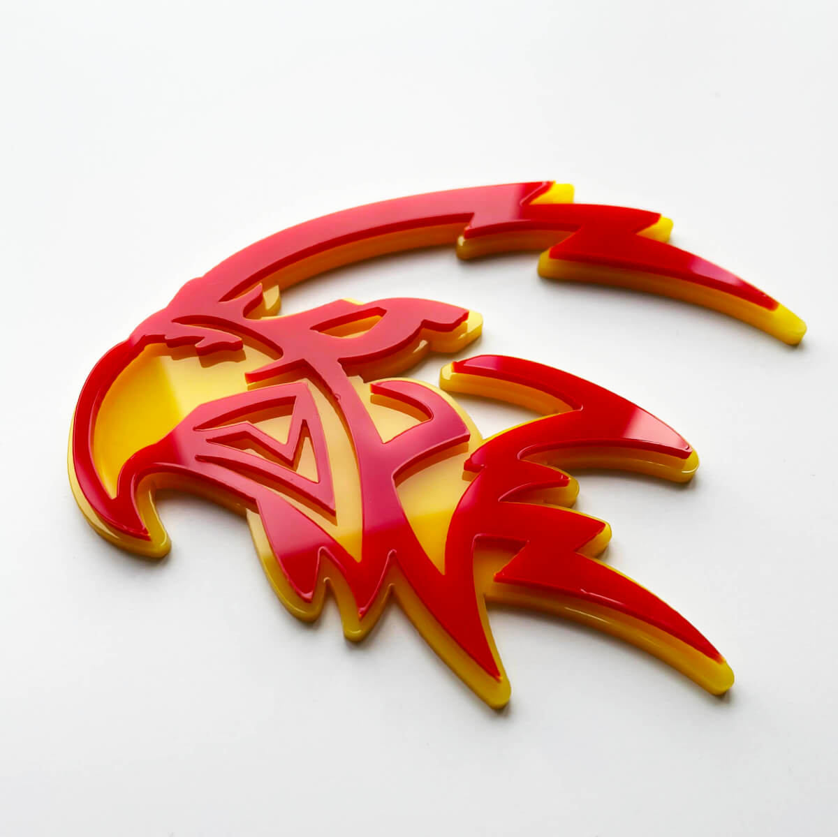 Insignia personalizada 3D Trackhawk Hellhawk - Emblema de guardabarros para Jeep Trackhawk 3
