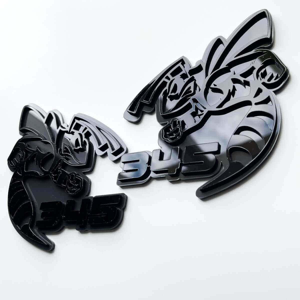 Insignia 3D Hornet Bee - Insignias Personalizadas para Guardabarros Emblema 2 para Autos y Camionetas