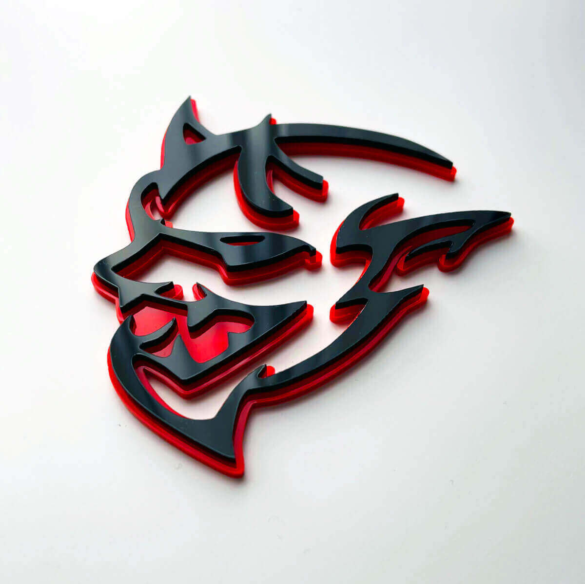 Emblema de Aleta 3D estilo demoníaco para Dodge Charger Challenger
