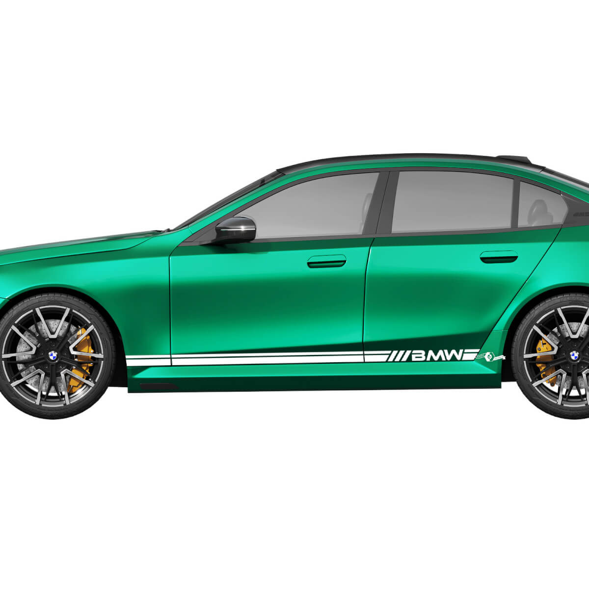 Kit de adhesivos laterales BMW Racing para BMW Serie 5 G60 M5 G90 - SupDec Graphix Vinilos Adhesivos
