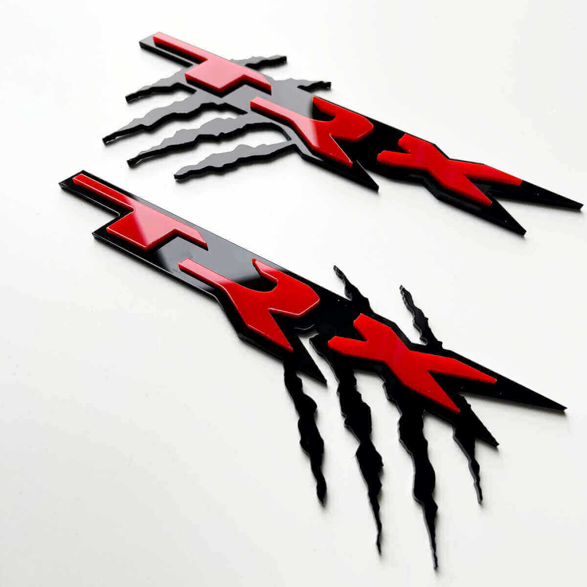 Insignia TRX Claw Marks 3D - Emblema de insignias de guardabarros personalizadas para camionetas Dodge RAM 1500 TRX
