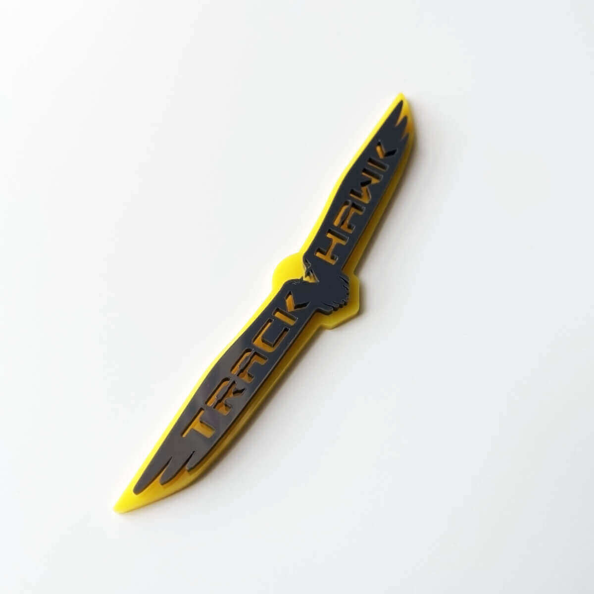 Emblema personalizado de guardabarros 3D Trackhawk 2 para Jeep Trackhawk