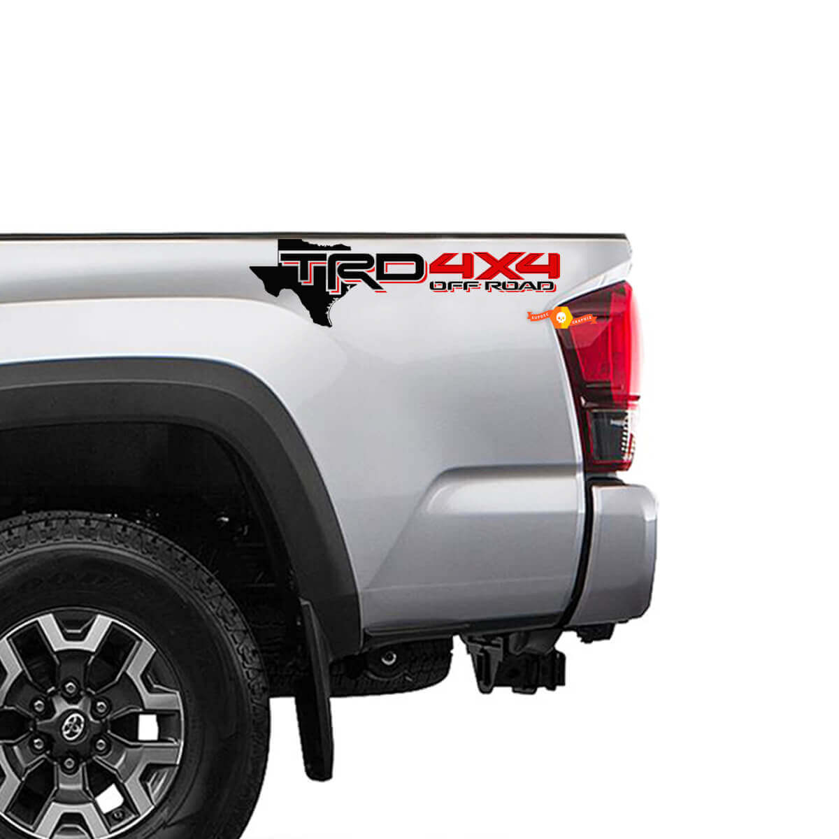 Calcomanías laterales de vinilo TRD 4x4 Off Road Edición Texas para Toyota Tacoma Tundra