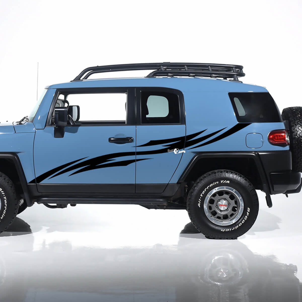 Toyota FJ Cruiser Tribal Side Door Stripes Calcomanías Pegatinas Gráficos - Kit de vinilo personalizado

