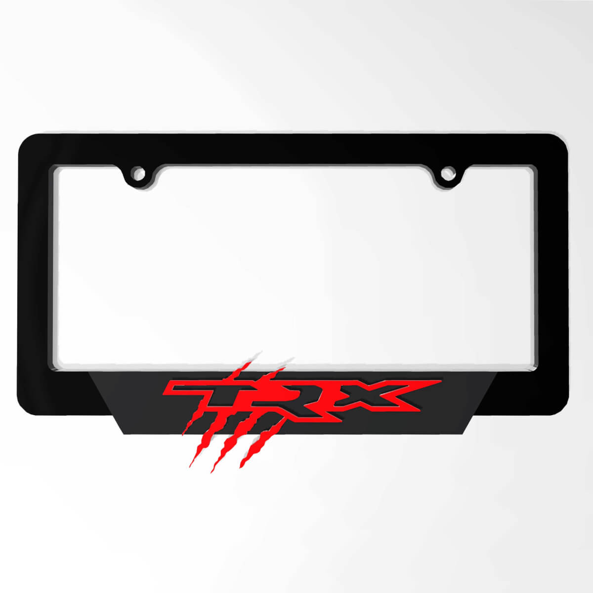 Marcos de cubiertas para matrícula de vehículo TRX, decoración de vehículos aptos para Dodge Ram TRX
