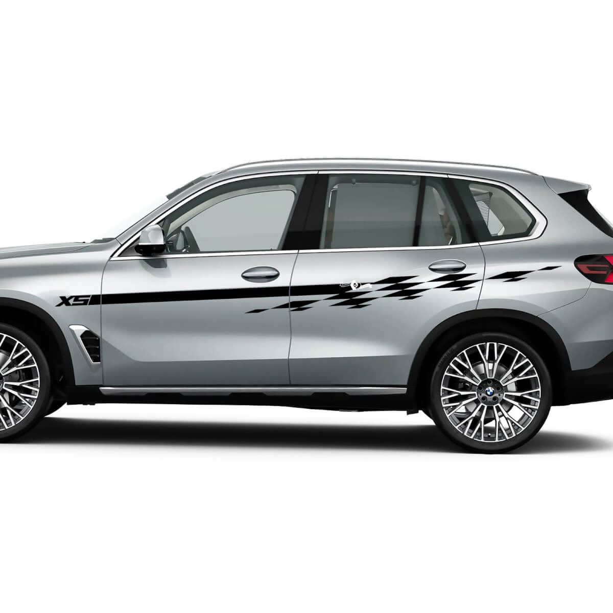 Kit de pegatinas de rayas a cuadros Accent Racing para BMW X5 G05
