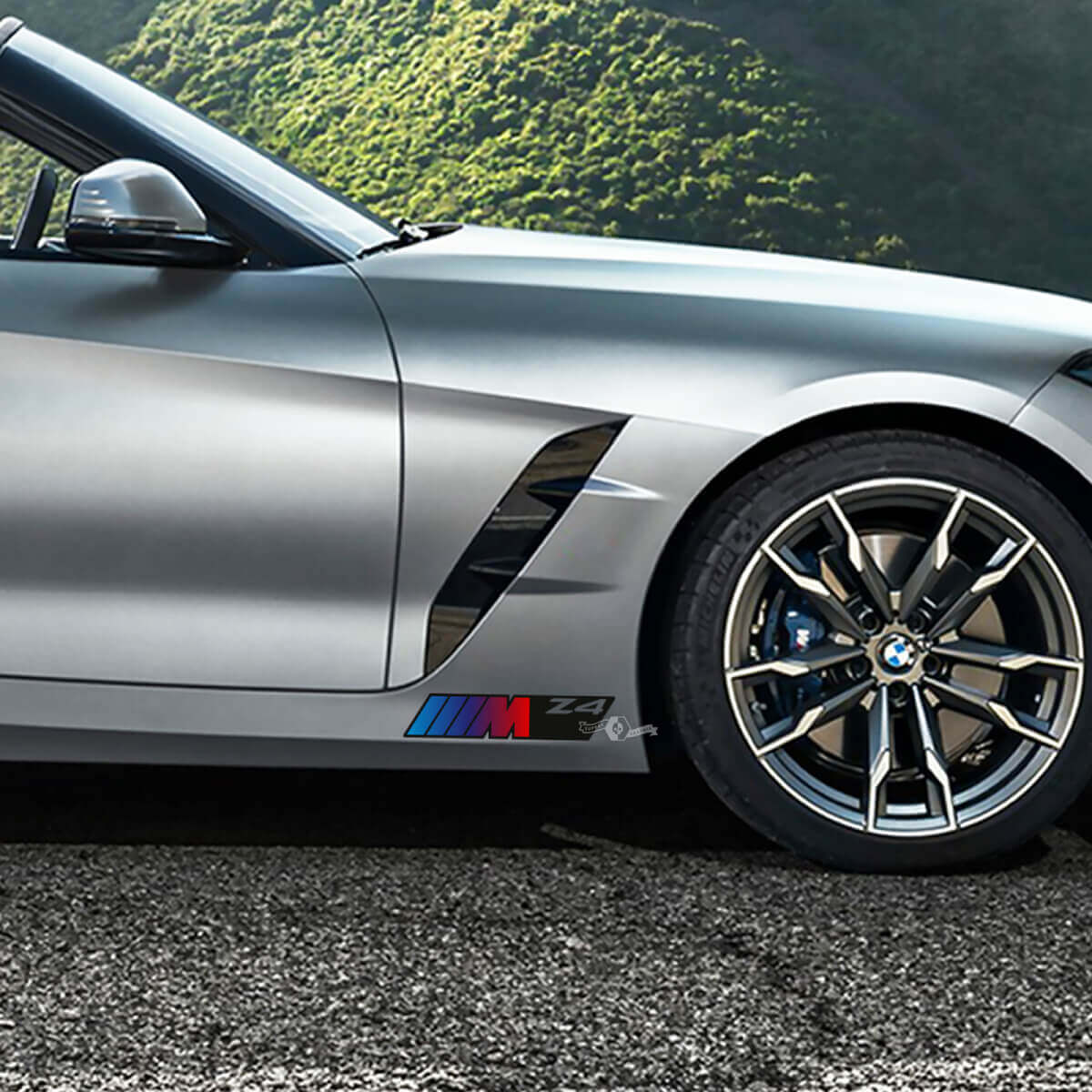 Calcomanía adhesiva de vinilo para faldón lateral estilo M para BMW Z4
