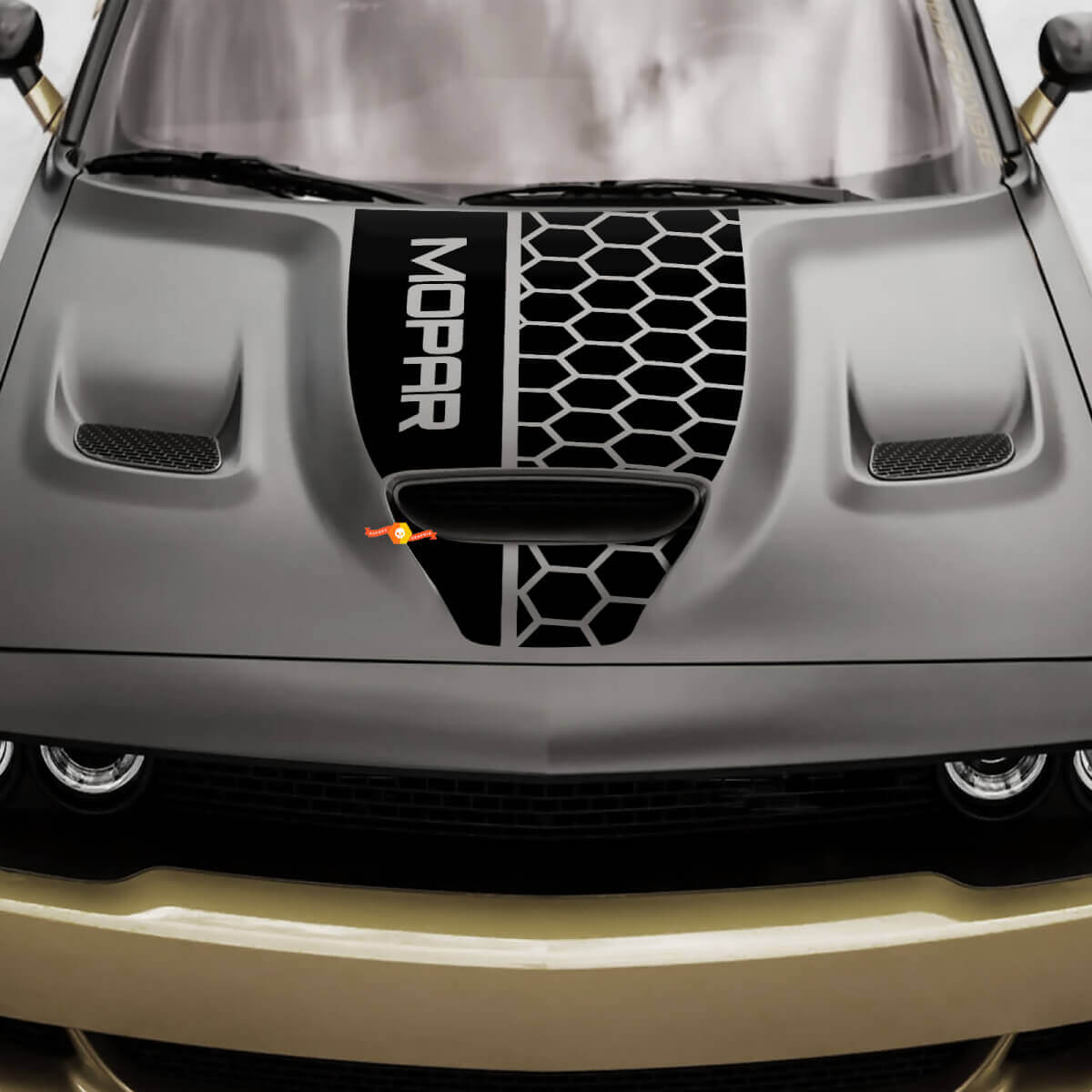 Calcomanías adhesivas de vinilo para capó 2 para Dodge Challenger o Charger