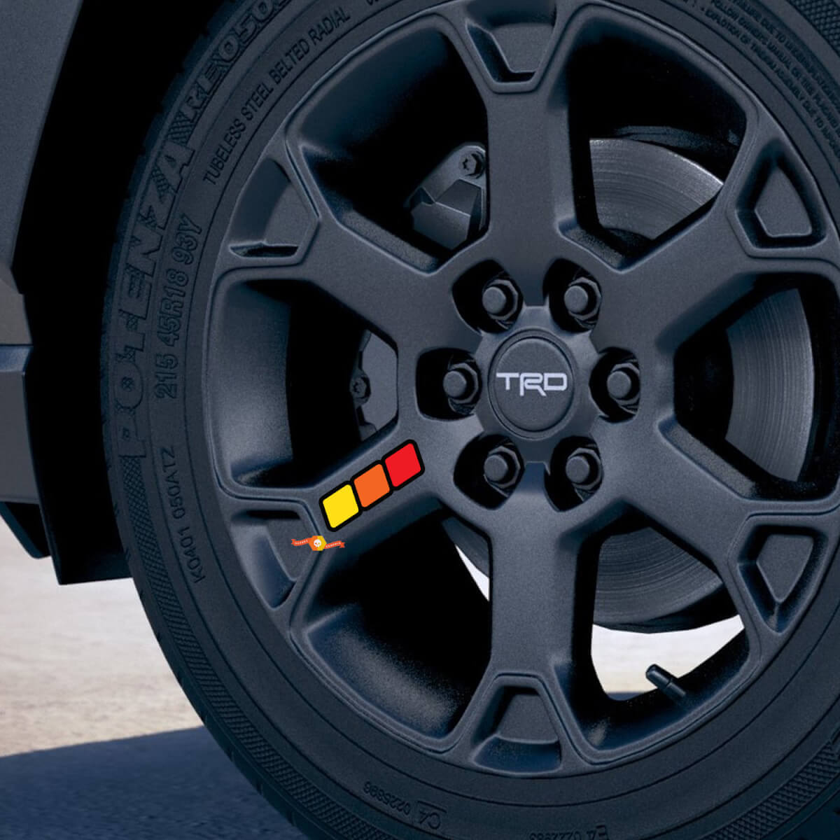 Kit de Pegatinas de Vinilo con Estilo Ruedas Vintage para Coches Toyota