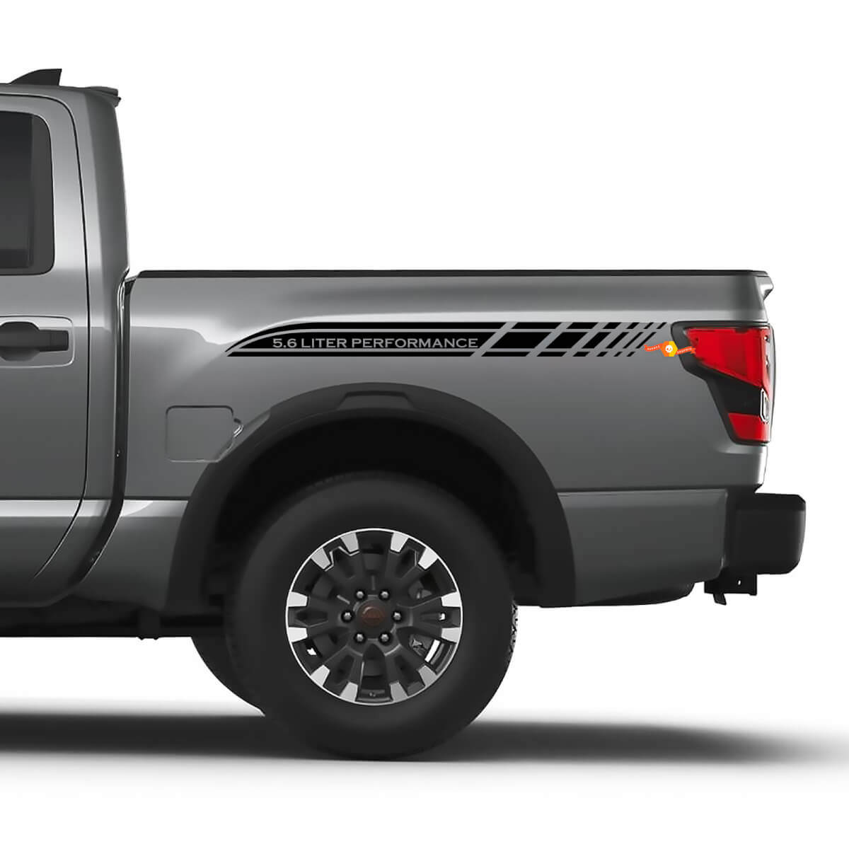 Nissan Titan 5.6 L Performance Bed Side Stripes Vinilo Pegatinas Calcomanías Gráficos
