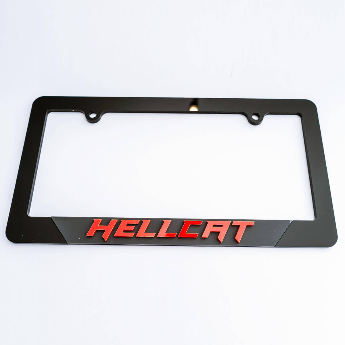 Hellcat - Cubiertas para matrícula de vehículo, marcos de decoración para vehículos aptos para Dodge Hellcat
