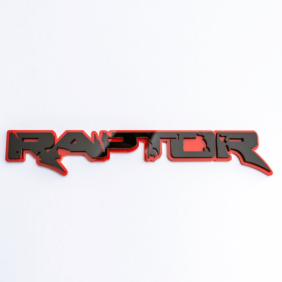 Emblema de insignias de portón trasero de guardabarros con insignia 3D de Raptor para camiones Raptor
