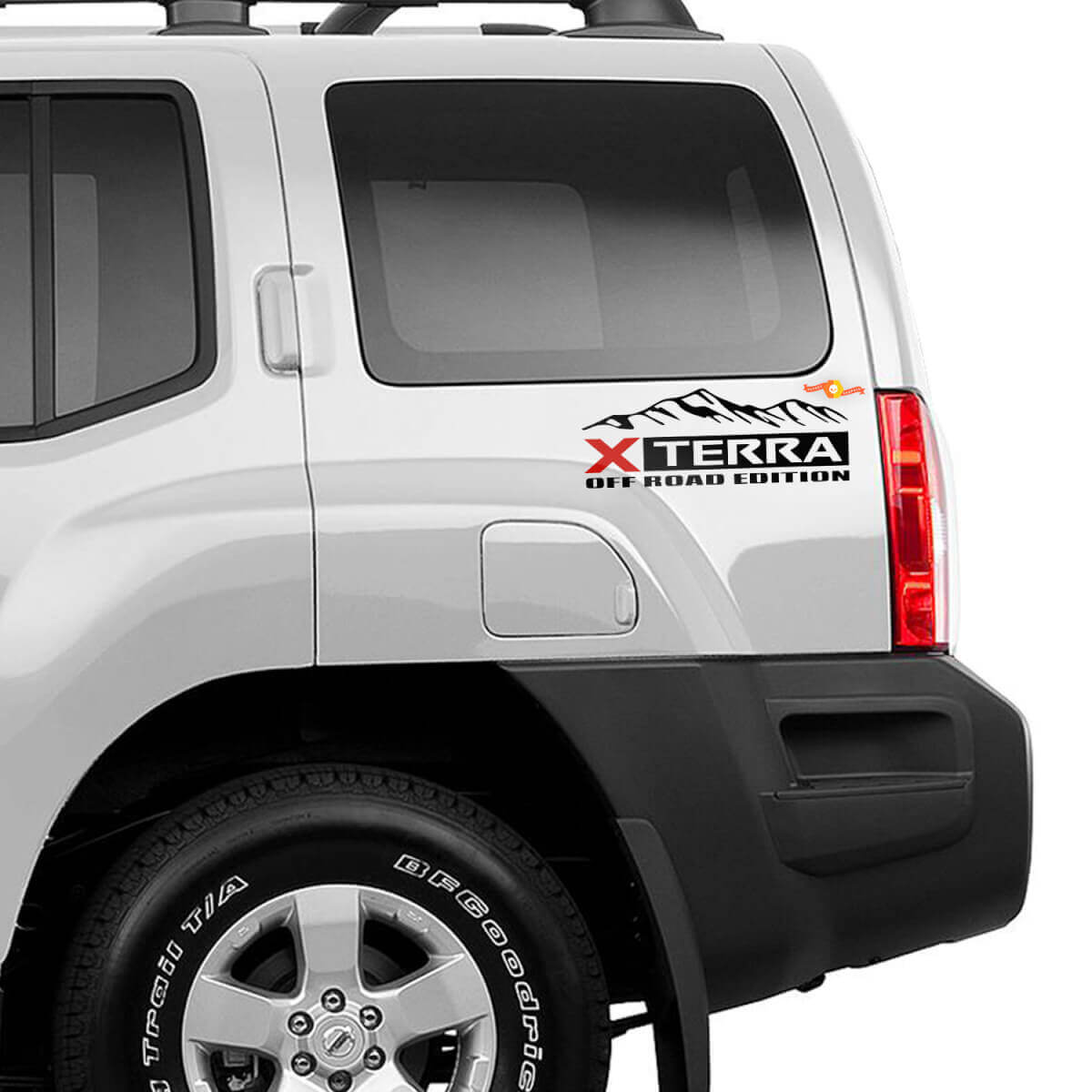 Kit de Pegatinas Laterales Vinilo Edición Mountain Off Road para Nissan Xterra