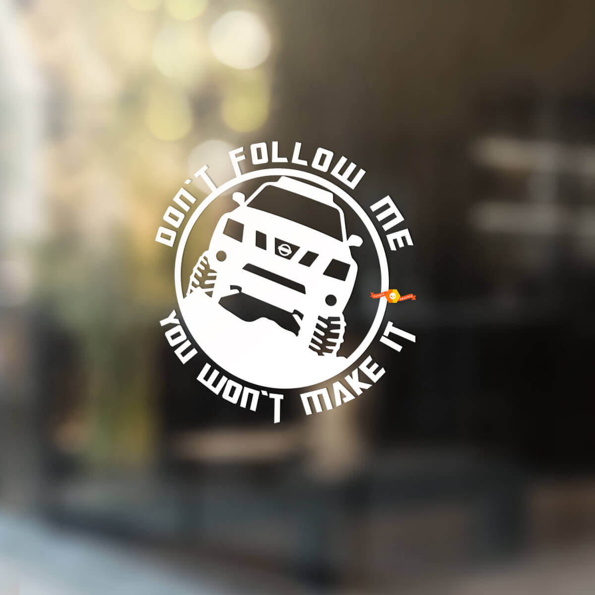 Ventana Diversión Amor Nissan Xterra Árboles Ventana Gráficos Vinilo Pegatinas Calcomanías
