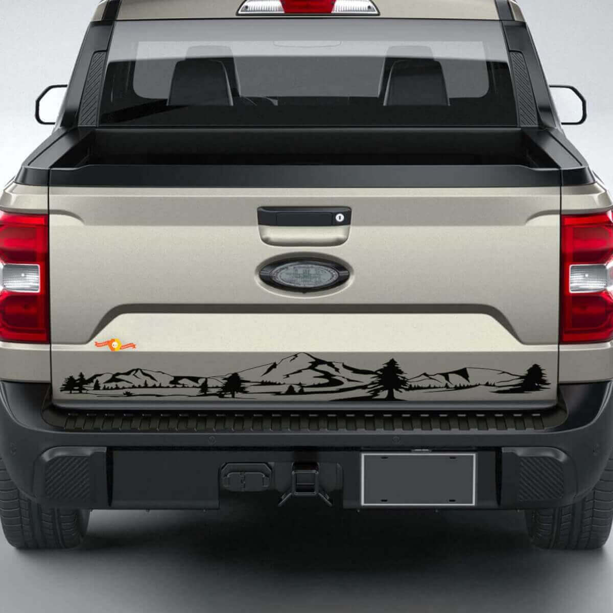 Musclecar Maverick Mountain Tailgate Stripe Graphics Calcomanías Pegatinas
