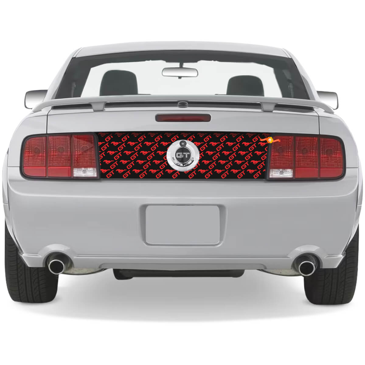 Pegatinas de vinilo para maletero trasero de Ford Mustang GT, gráficos 2
