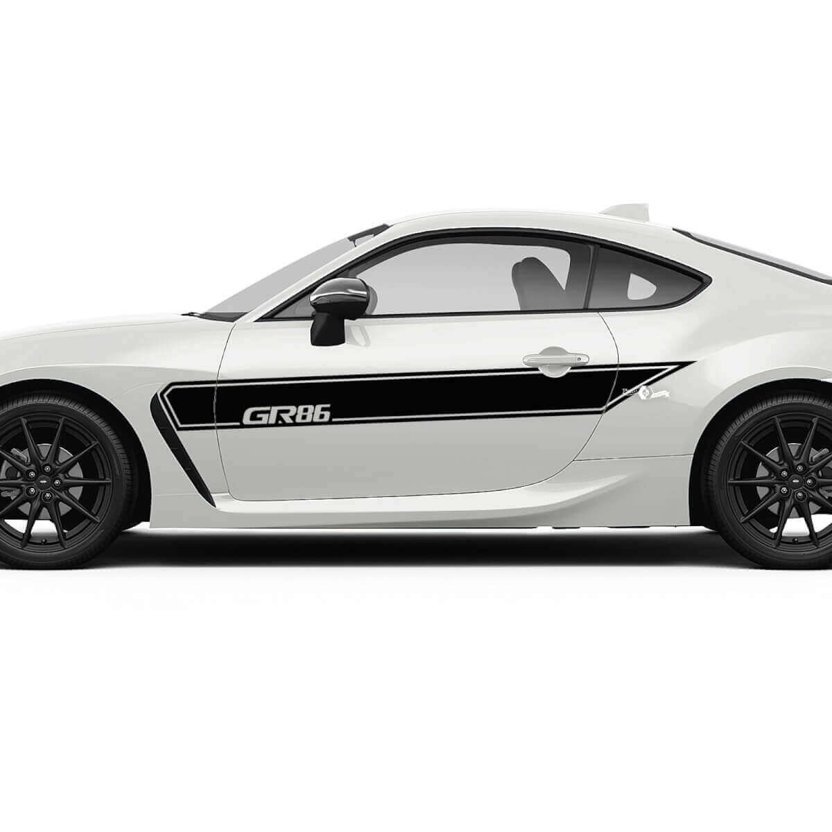 Toyota GR86 Acentos Laterales de Puertas Rayas Gráficos Calcomanías Pegatinas
